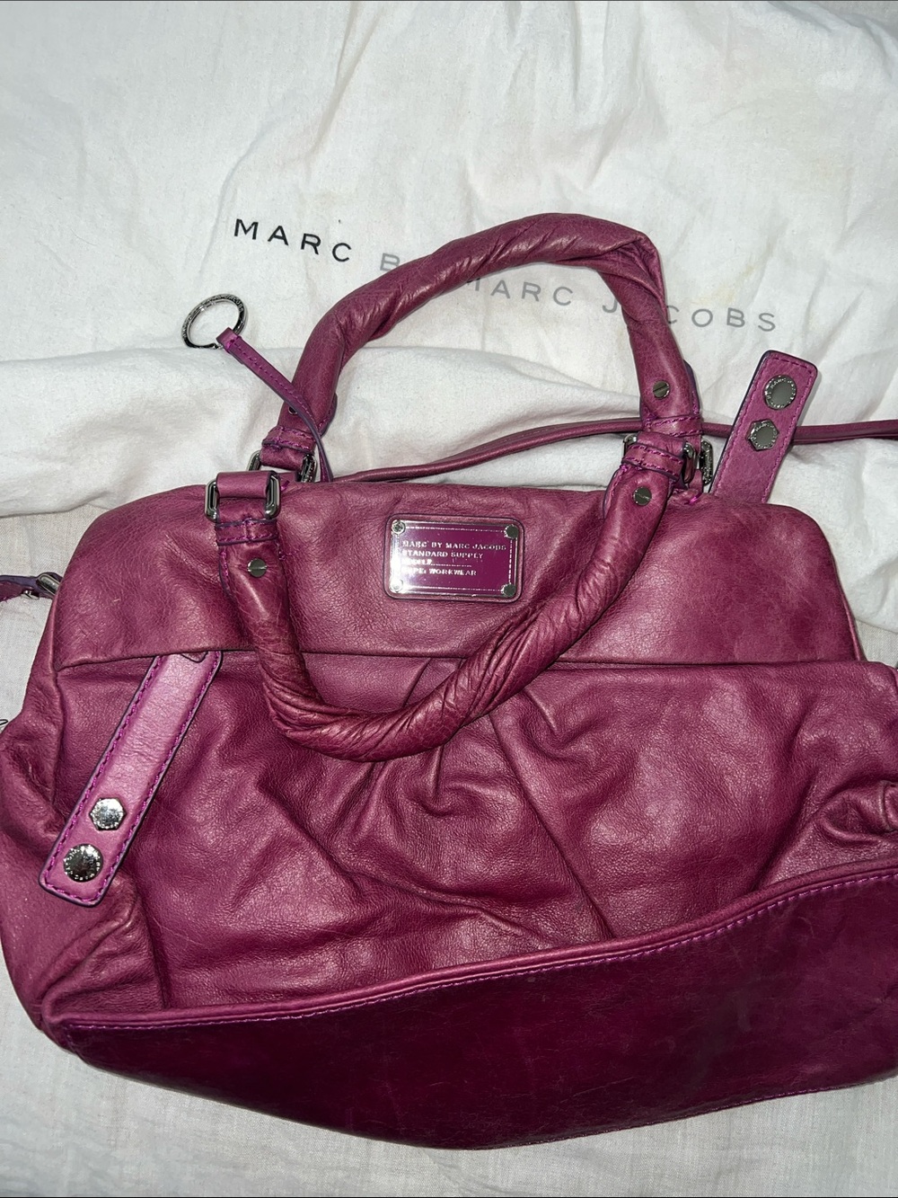 Marc By Marc Jacobs Plum Shoulder Bag